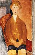 Amedeo Modigliani Boy in Short Pants oil painting reproduction